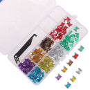 100x Micro Auto Car Low Profile Mini Blade Fuse Kit 3A5A7.5A10A15A 20A25A30ATEUS
