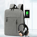 Mens USB Charging Backpack 15.6 Inch Laptop Bags Male Business Bagpacks Wat