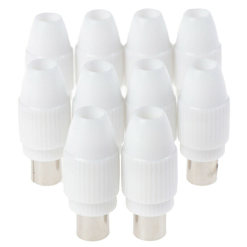 10x Free Welding RF Television Male Plug 9.5 TV RF Terminal Antenna Connector  Z