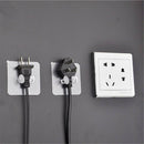 5X Wall Storage Hook Power Plug Socket Holder Wall Adhesive Hanger Home Office.