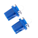 10pcs T5 B8.5D 5050 SMD LED Car Instrument Dashboard Light Bulbs (Blue)