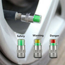 4Pcs/Set Car Tire Valve Cap Tire Pressure Table Tire Gauge Tire Pressure Mo Z5I6