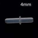 20 Pcs 4mm Dia Straight 2 Way Aquarium Fish Tank Air Line Connector