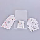 Transparent Plastic Box Playing Cards Container PP Storage Case Coin Container3C
