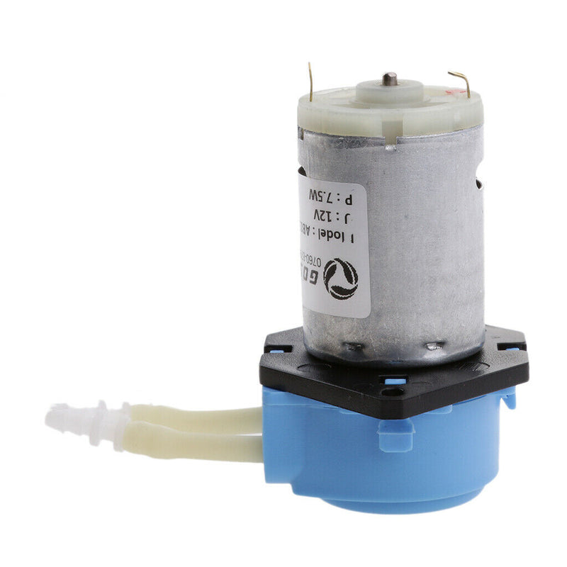 Pack of 2, 12V DC Dosing Pump Peristaltic dosing Head For Aquarium Lab
