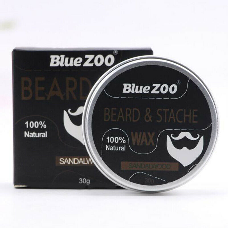bluezoo Men Beard Moustache Styling Wax Moisturizing Oil Control Balm Sooth G1S3