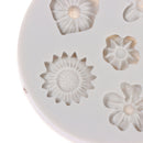DIY Flowers Cake Shape Silicone Mold Decoration Chocolate Sugar Clay CraftsB Hn