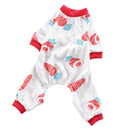 Pet Pajamas Comfort Pet Puppy Clothes Apparel For Small Dog Puppies Red-S