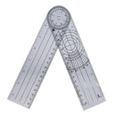 6Pcs Medical Spinal Ruler Spinal Finger Goniometer Protractors Multi-Ruler