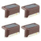 4Pcs Solar Powered LED Deck Lights Outdoor Path Garden Stairs Step Fence LamC4P1