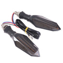 2PCS Motorcycle Turn Signals LED Light Flowing Flashing Indicator UniversalS Ew