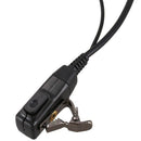 5X(2 Pin PTT MIC Headset Covert Acoustic Tube In-ear Earpiece For Kenwood  E9K7)