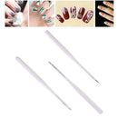 3pcs/set pen sequins acrylic handle gel polish painting drawing line tips toolME