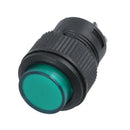 2 Pcs 4 Terminals Green LED Lamp Momentary Push Button Switch DC 3V U6G4