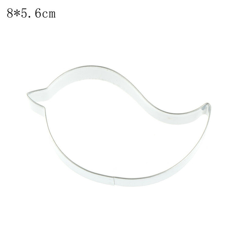 bird shape stainless steel cookie cutter mold biscuit accessories M&E