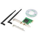 2.4G Wireless 300Mbps Pci-Express Adapter 802.11B/G/N Wifi Card with Antenn