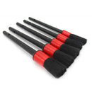 5PCS Detailing Brush Cleaning Natural Boar Hair Brushes Car Auto Detail ToolsOZ