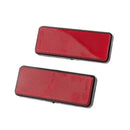 12PCS Red Reflector Tail Brake Stop Marker Light Truck Trailer Motorcycle rty