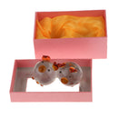 Crystal Lucky Pig Craft Creative Gift-1.57x1.57x1.77inch-Yellow
