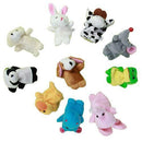 10Pcs Animal Finger Puppets FAIRY TALE STORY TELLING Party Bag Fillers Toys