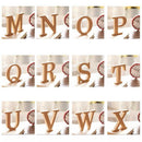 Wooden Letters Capital Alphabet Educational and Craft Wedding Home Decor B