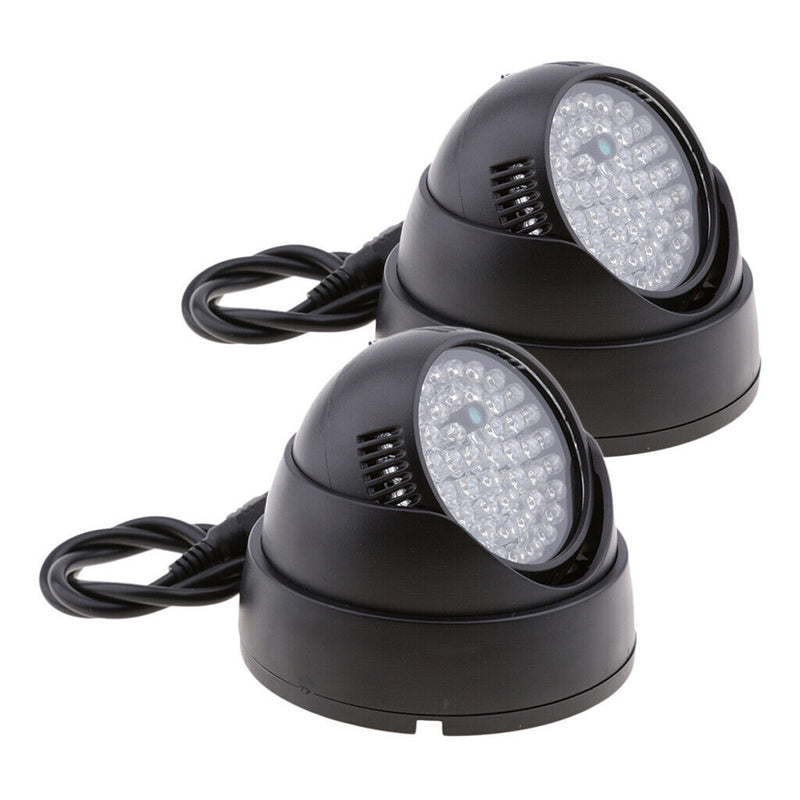 2x 48 LED IR illuminator infrared lamp Indoor for Security Camera Car