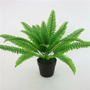 Outdoor Wall Decoration Cover Artificial Foliage Simulation Fern Leaves 3Pcs