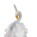 Swan Wall Sculpture Hanging Ornament Kids Plush Toys Wedding Xmas Gift White