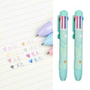 Cute Avocado 0.7mm Gel Ink Pen 8 in 1 Colored Ballpoint Office Pens New Sup X5Y2