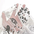 Fashion Flower Sequin Decoration Shawl Cape Wedding Party Evening Shee CZZ