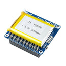 Waveshare 3000Mah Li-Polymer Battery HAT for Raspberry Pi Integrates SW6106