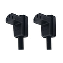 2Pcs C13 90 Degree IEC 320 C13 Female Plug Power