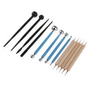13x Polymer Clay Pottery Sculpting Dotting Ball Stylus Dotting Tools Craft