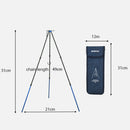 ShineTrip Adjustable Outdoor Campfire Picnic Tripod Camp Equipment (Blue)