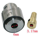4PCS 0.3-4mm Micro Motor Drill Chuck Clamp with Key and Shaft Connecting Rod
