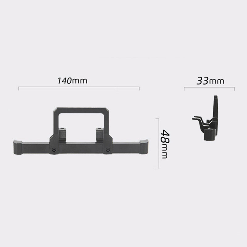 RC Front Bumper Metal Front Bumper RC Car Accessories Easy and Convenient to