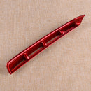 2x Red Headlight Eyebrow Decorative Trim ABS Strip Fit For Hyundai Santa Fe 2019