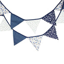 3.2m Flower Pattern Hanging Flags Cotton Cloth Pennant Party Festival Decor A