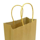 20 X Brown Paper Bags with Handles - Party and Birthday Gift A Handy Bag( 1