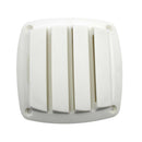 2pcs Marine Louvered Vents Round 4 Inch Hose Hull Air Vent Boat [White]