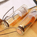 12pcs Mini Empty Glass Bottles Wishing Bottles Pendant Vials Jars Cork Stopper