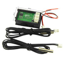 DC4-28V High-precision Dual-display Digital Car Thermometer NTC Metal Probe