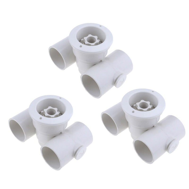 3pcs Plastic Pool Massage Nozzle Replacement Use for Swimming Pool/Spa/Bathtub