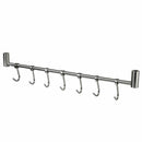 Kitchen Rail Rack Wall Mounted Utensil Hanging Rack Stainless Steel Hanger  X2K7
