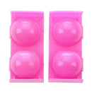 2PC Plastic Nail Art Double Dappen Dish Case Nail Liquid Powder Acrylic H2J7