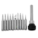 11pcs Metal 900M-T Lead-free Iron Tip For Soldering Rework Station Solder Tool