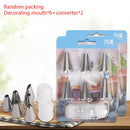 8pcs/set Stainless Steel Nozzles Set DIY Cakes Decorating Tips Set MouthB Hn