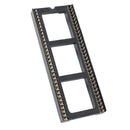 10Pcs New 1.778Mm Pitch 64 Pin Dip Solder Type Wide Ic Socket Adapter