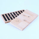 Rectangle Ring Display Tray Bamboo PU Leather Jewelry Display Tray Ring Dis