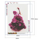 5D DIY Full Drill Diamond Painting Flower Fairy Cross Stitch Craft (H047)